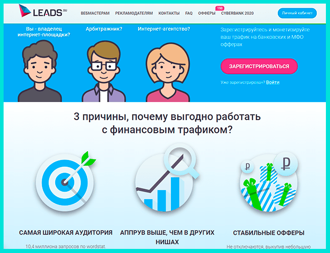 Партнерская программа Leads